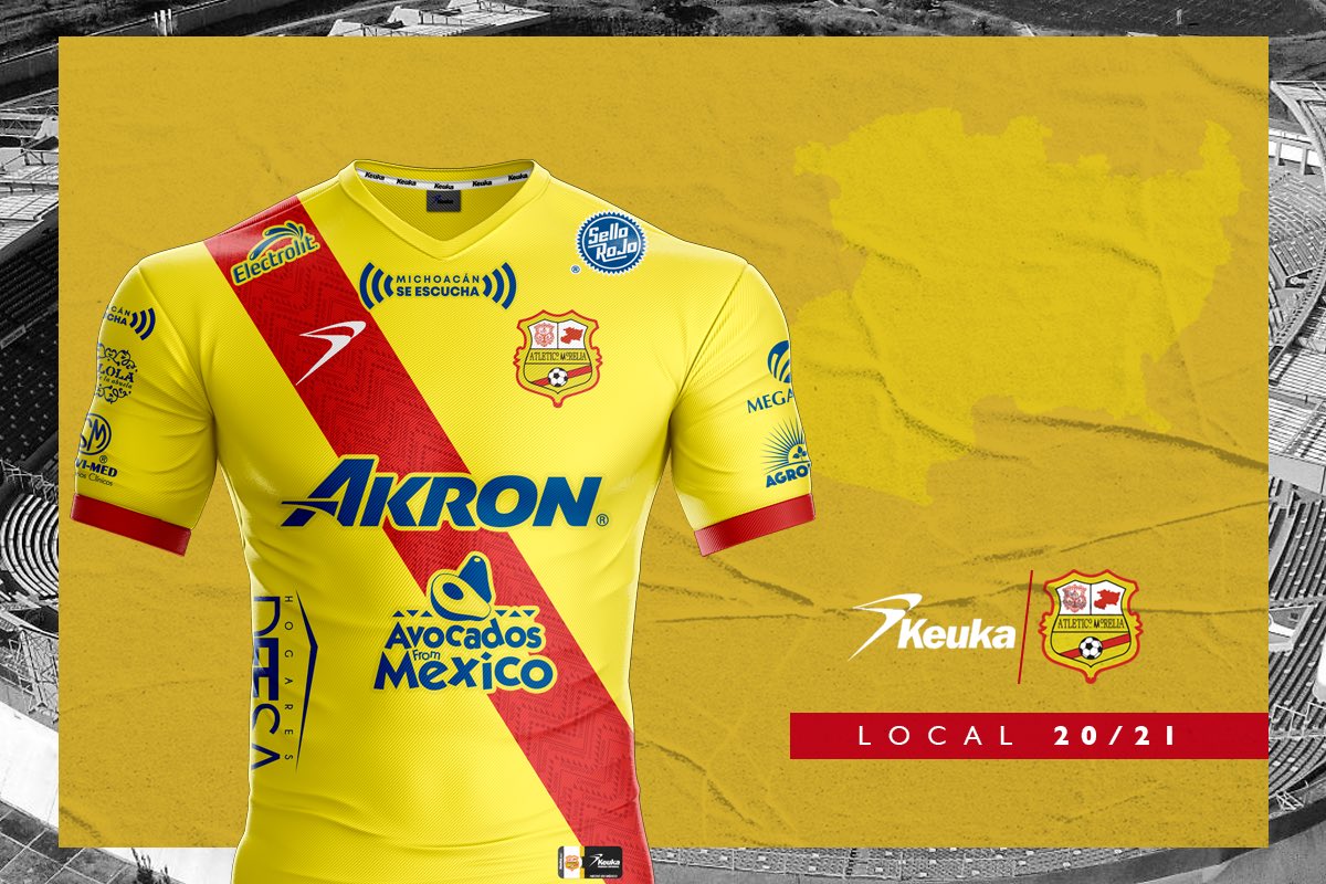 El equipo de Atlético Morelia, presentó los uniformes que utilizarán