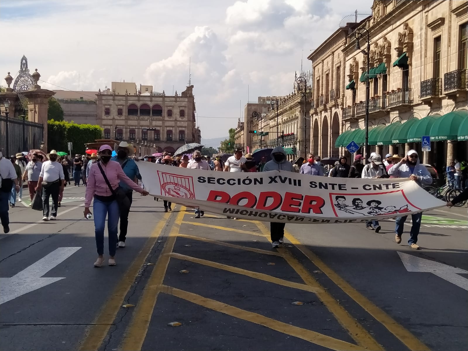 Marchan En Morelia Integrantes De Poder De Base Postdata News