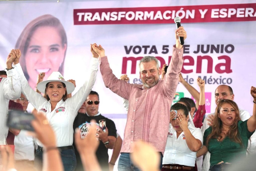 Tras viajar sábado y domingo a los estados de Aguascalientes y Quintana Roo, para participar en los actos proselitistas de las candidatas de Morena