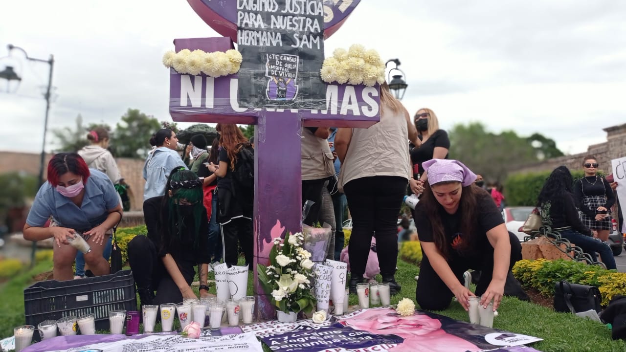 Exigen justicia para Samantha, localizada muerta en un baldío de Guanajuato
