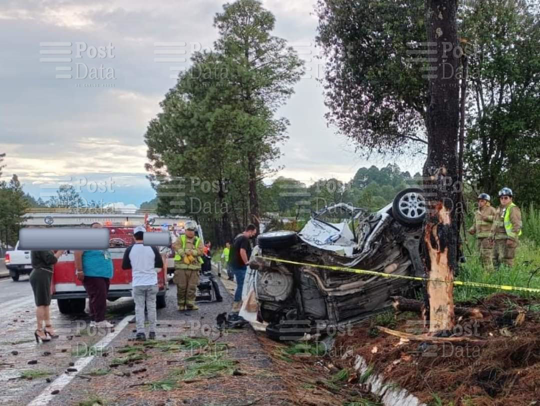 Joven Fallece En Volcadura Sobre La Autopista México Guadalajara