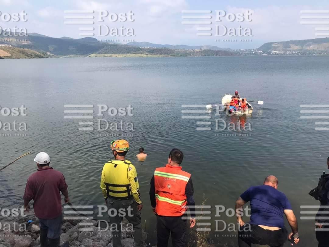 Rescatistas hallan a hombre ahogado en la presa El Bosque, en Zitácuaro; una mujer continúa desaparecida