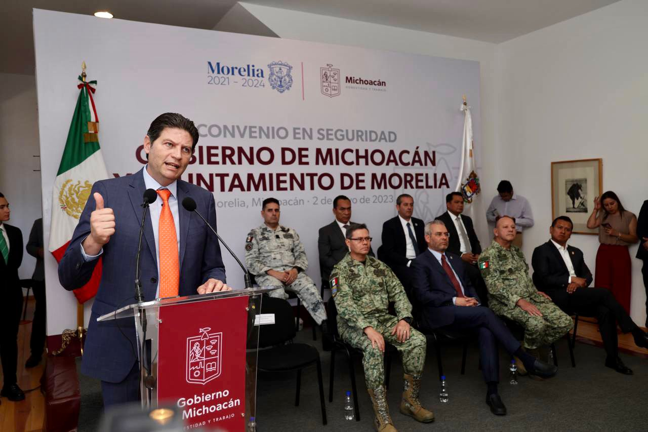 Con trabajo coordinado, resguardaremos la paz de Morelia: Alfonso Martínez