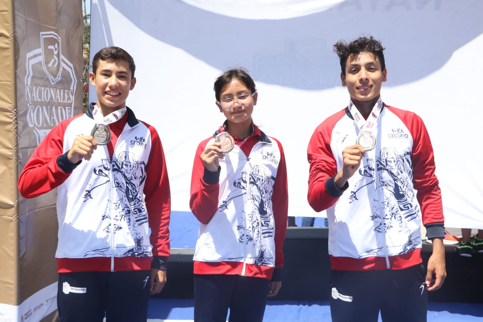 Triatlón michoacano sumó 3 medallas en Nacionales CONADE