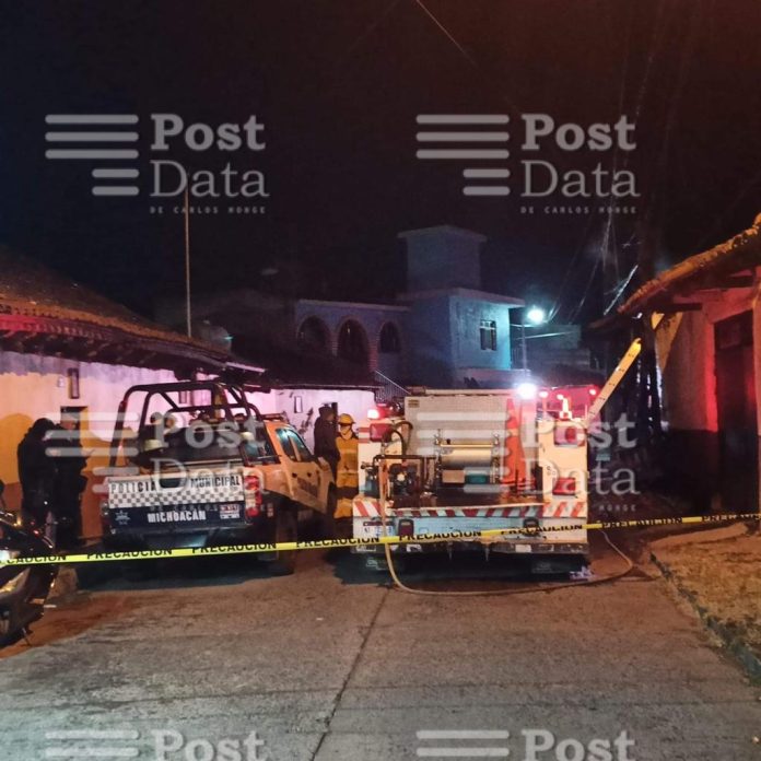 Sexagenario muere al incendiarse su casa en Purépero