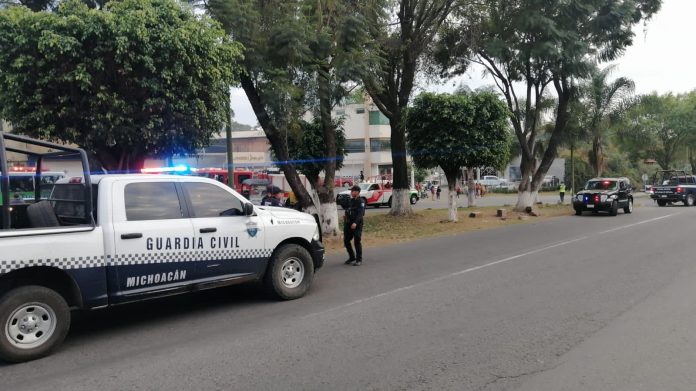 Tras hechos en Uruapan se refuerza seguridad Tras hechos en Uruapan se refuerza seguridad