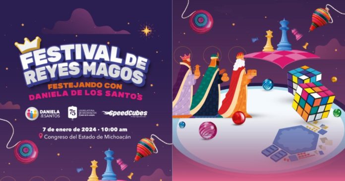 Invita diputada Daniela de los Santos al Festival de Reyes Magos