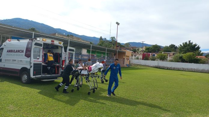 SSP traslada vía aérea a adulta mayor con complicaciones de salud
