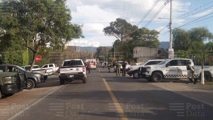 Se registra tiroteo entre agentes de la FGE y delincuentes en Zinapécuaro; hay 1 muerto