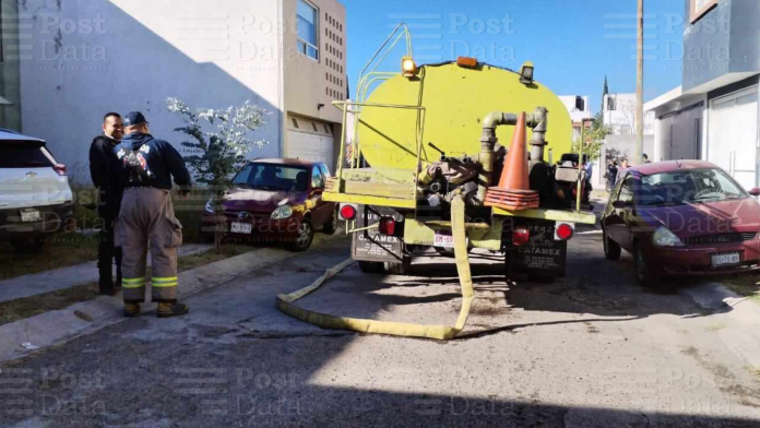 Se incendia domicilio en el fraccionamiento Bonanza, al sur de Morelia