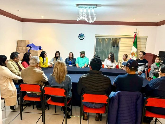 Araceli Saucedo Reyes se reúne con la dirigencia municipal del PAN en Morelia