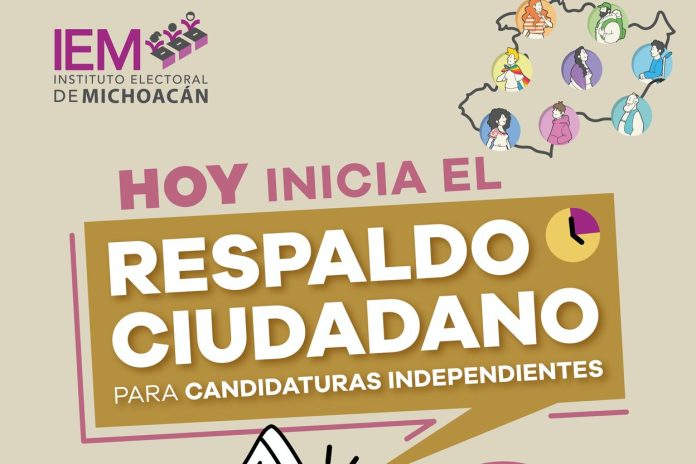 Inicia etapa de recolección de firmas para apoyar candidaturas independientes
