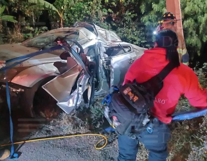 Choque entre 2 vehículos deja un herido en Tarímbaro
