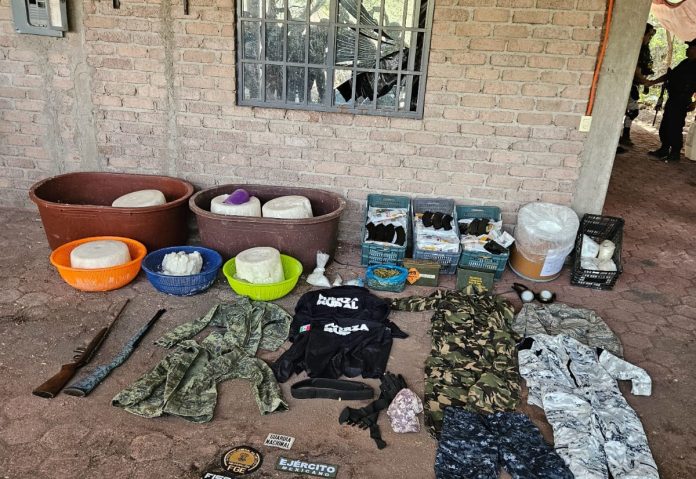 Aseguran otros dos inmuebles para elaborar enervantes y drogas en Zicuirán