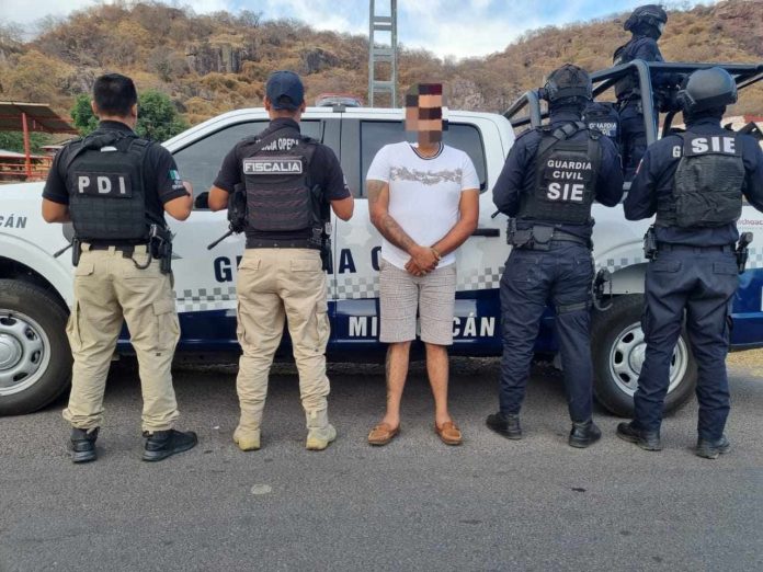 Detienen a "El Sigi", presunto extorsionador de limoneros de la región de Apatzingán