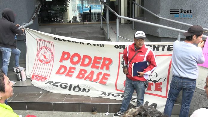 Realiza Poder de Base paro de labores y toma de oficinas en Michoacán Realiza Poder de Base paro de labores y toma de oficinas en Michoacán
