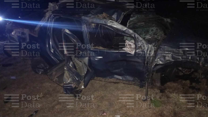 Volcadura de vehículo en la Morelia-Pátzcuaro deja un adolescente muerto