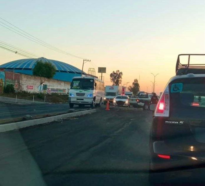 Se registra choque vehicular múltiple en la Av. Madero Poniente de Morelia