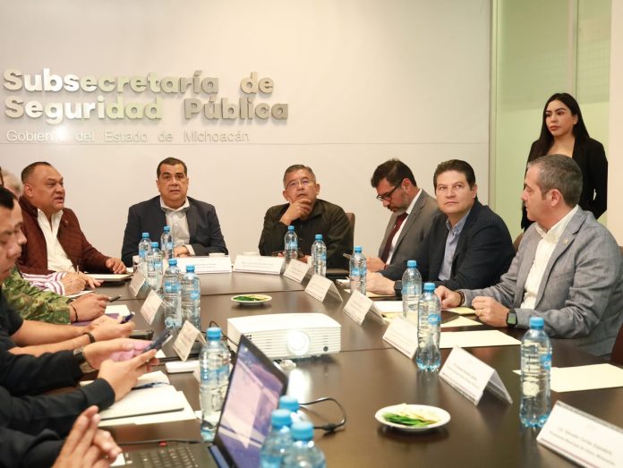 Acuerdan alcaldes, estado y federación fortalecer acciones contra la delincuencia en la región Morelia