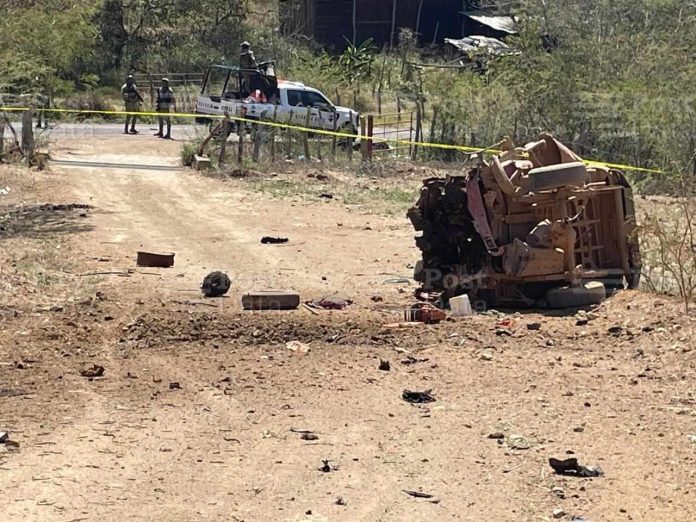 Explosión de mina mata a 3 campesinos en Tumbiscatío