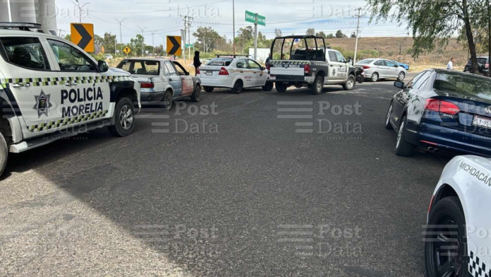 Se accidenta motociclista en la Morelia-Charo