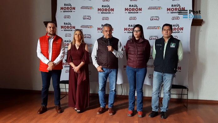 Sin considerar un freno el problema de violencia que registra el estado, el candidato de Morena, Partido del Trabajo (PT)