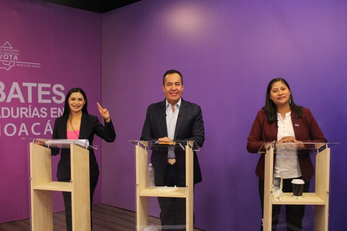 Primer debate de candidatos al Senado en Michoacán, con pocas propuestas
