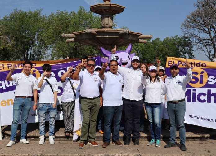 Arrancan campaña candidatos de Michoacán Primero a diputados por Morelia