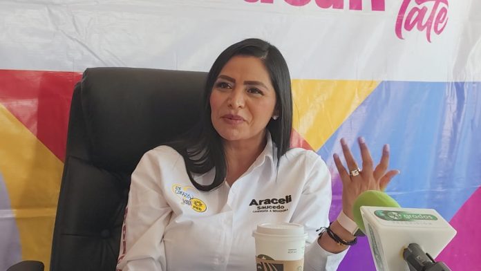 Araceli Saucedo anuncia que recorrerá los 113 municipios de Michoacán