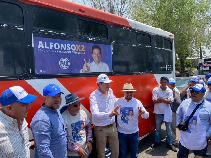 En 5 días de campaña, he recibido mucho apoyo de los morelianos: Alfonso Martínez