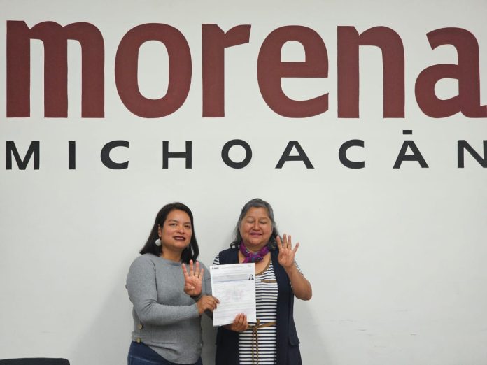 Registra Morena a Eréndira Isauro como candidata por el Distrito 05 de Paracho
