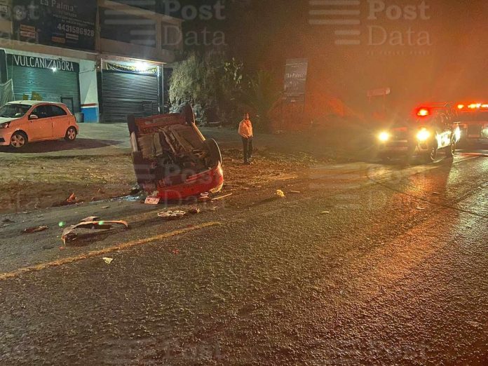 Se registra choque entre 2 vehículos en la Tarímbaro-Álvaro Obregón Se registra choque entre 2 vehículos en la Tarímbaro-Álvaro Obregón