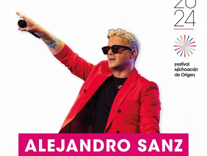 Alejandro Sanz, artista estelar del Festival Michoacán de Origen