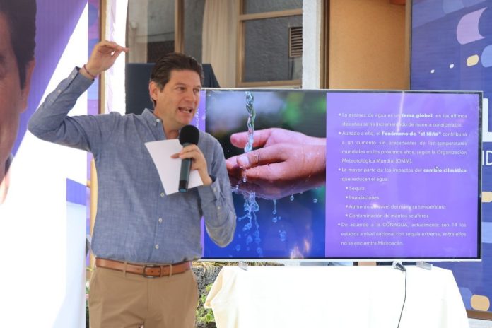Presenta Alfonso Martínez, su proyecto para atender el desabasto de agua en Morelia