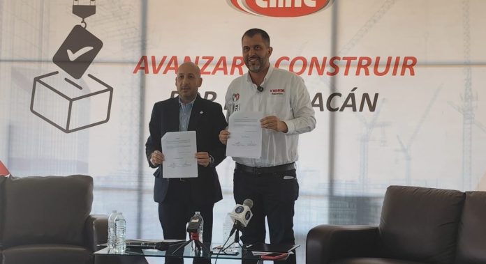 Pago puntual sin “jinetear” recursos y cero moches, comprometió René Valencia a constructores