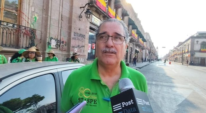 El gobernador Alfredo Ramírez nos pidió apoyar a Torres Piña: Líder STASPE