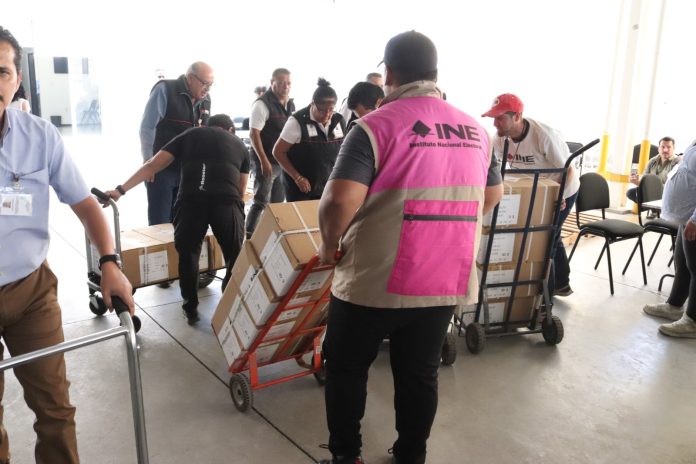 Un 79.2% de los paquetes electorales federales han sido distribuidos en Michoacán