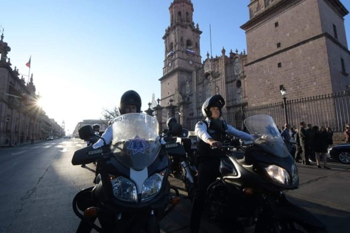 Cerca de 250 policías resguardarán el centro de Morelia durante su 483 aniversario