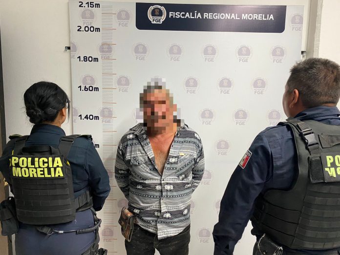 Policía Morelia asegura arma de fuego y detiene a persona implicada en riña