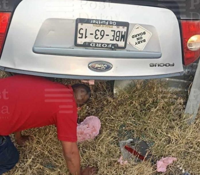 Vuelca auto en la Morelia-Pátzcuaro; hay heridos
