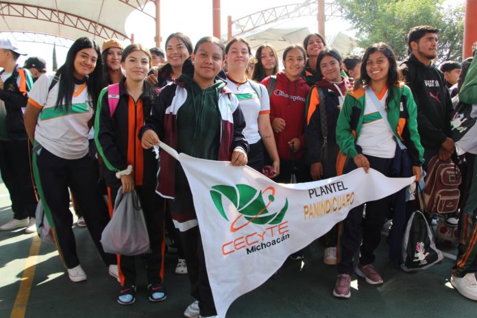 Con más de 500 estudiantes, arranca Cecytem su jornada deportiva