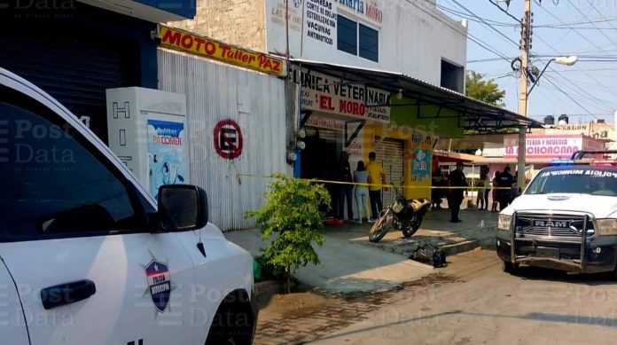 Veterinario es asesinado en su negocio, en Apatzingán