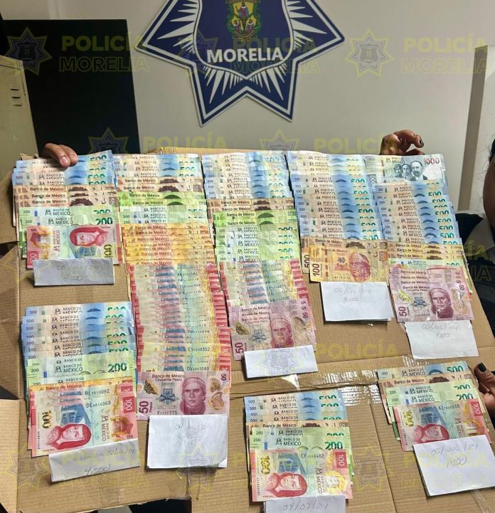 Policía Morelia detiene a vigilante de fraccionamiento que intentó robar dinero en efectivo