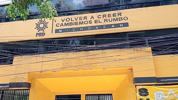 Solas oficinas del PRD en Michoacán, ante eminente liquidación nacional