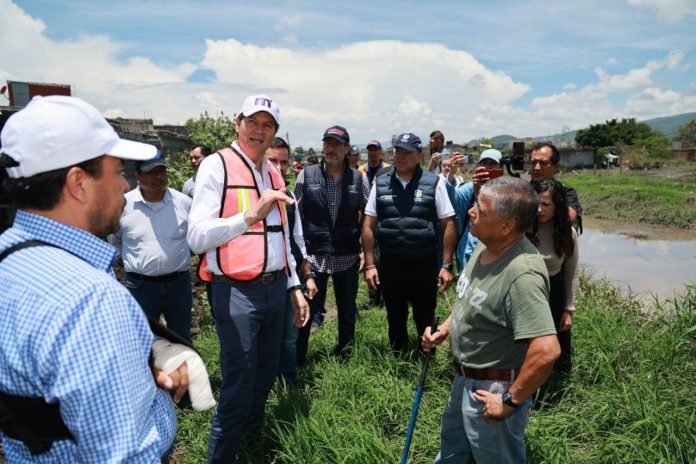 Levantarán paredes naturales del dren Gertrudis Sánchez de Morelia, para prevenir inundaciones