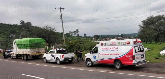 Hallan asesinado a chofer de tractocamión en Tarímbaro Hallan asesinado a chofer de tractocamión en Tarímbaro