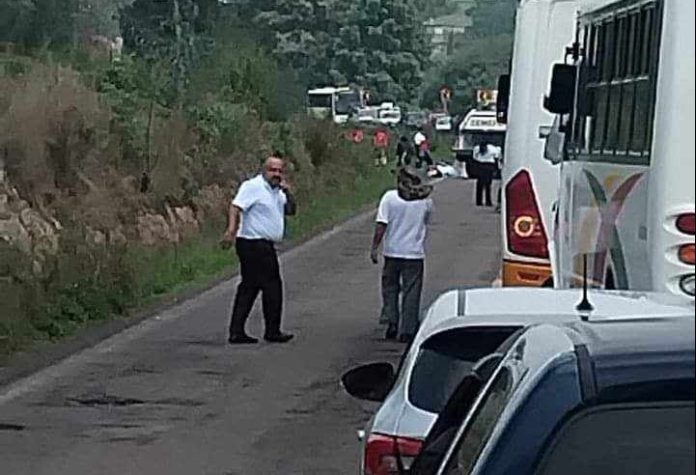 Motociclista muere en accidente carretero en Zinapécuaro