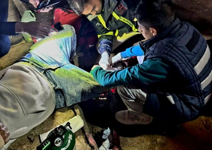 Un herido por explosivo lanzado desde dron en La Cantera
