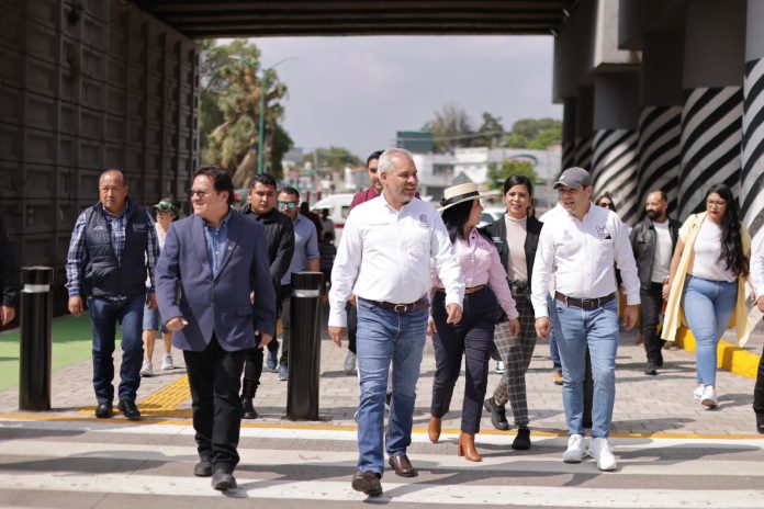 Con 35 mdp, inauguran obras del bajopuente del Distribuidor Salida a Salamanca