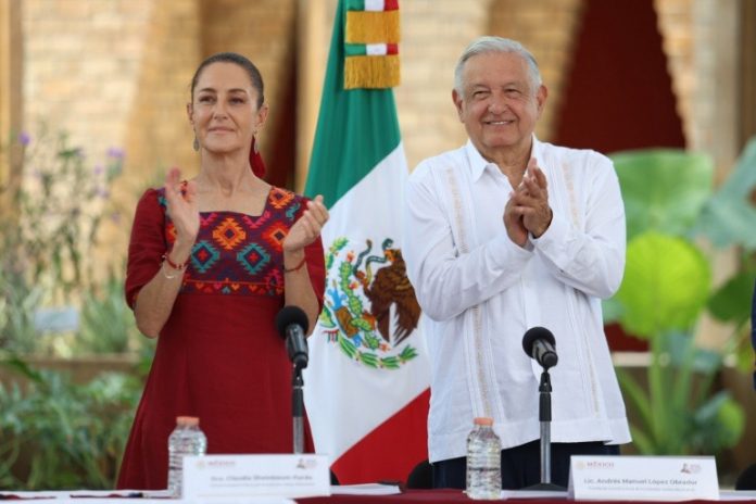 En privado, se realizaría gira de AMLO y Claudia Sheinbaum a Michoacán